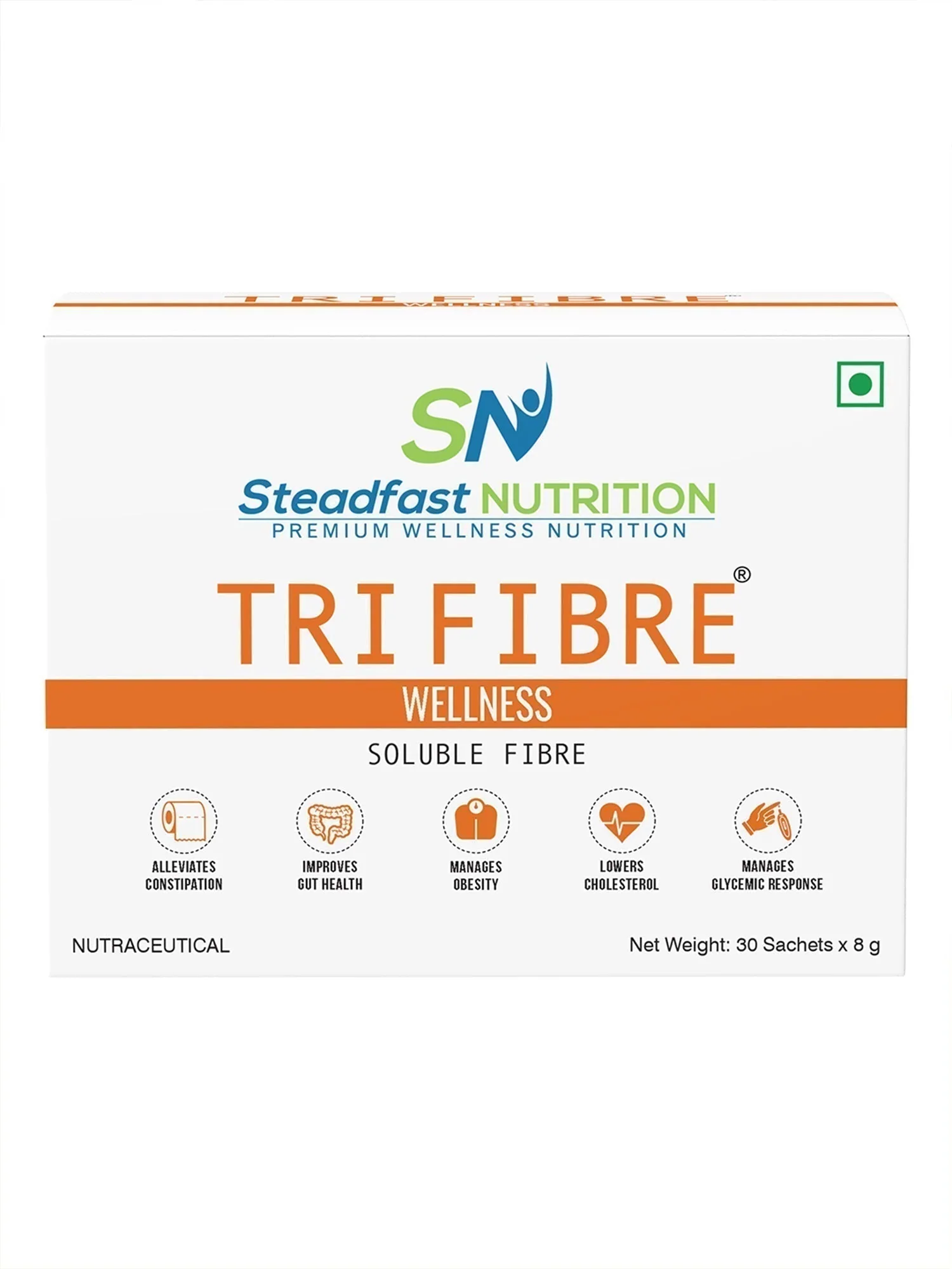 TriFibre Clear Soluble Fiber Gluten Free Unflavoured 30 Sachets 240g - Image 5
