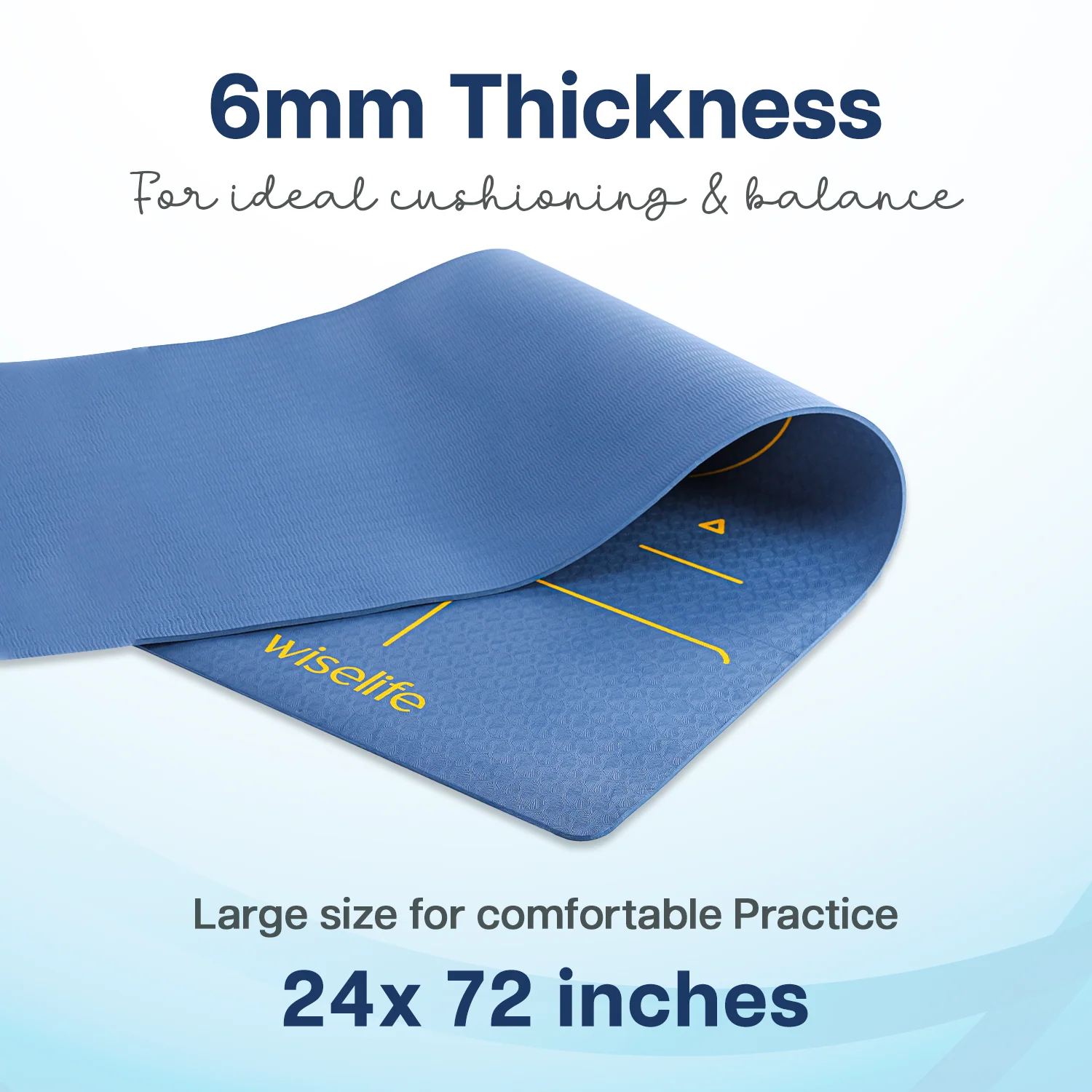 True Alignment Yoga Mat - 6mm - Image 23