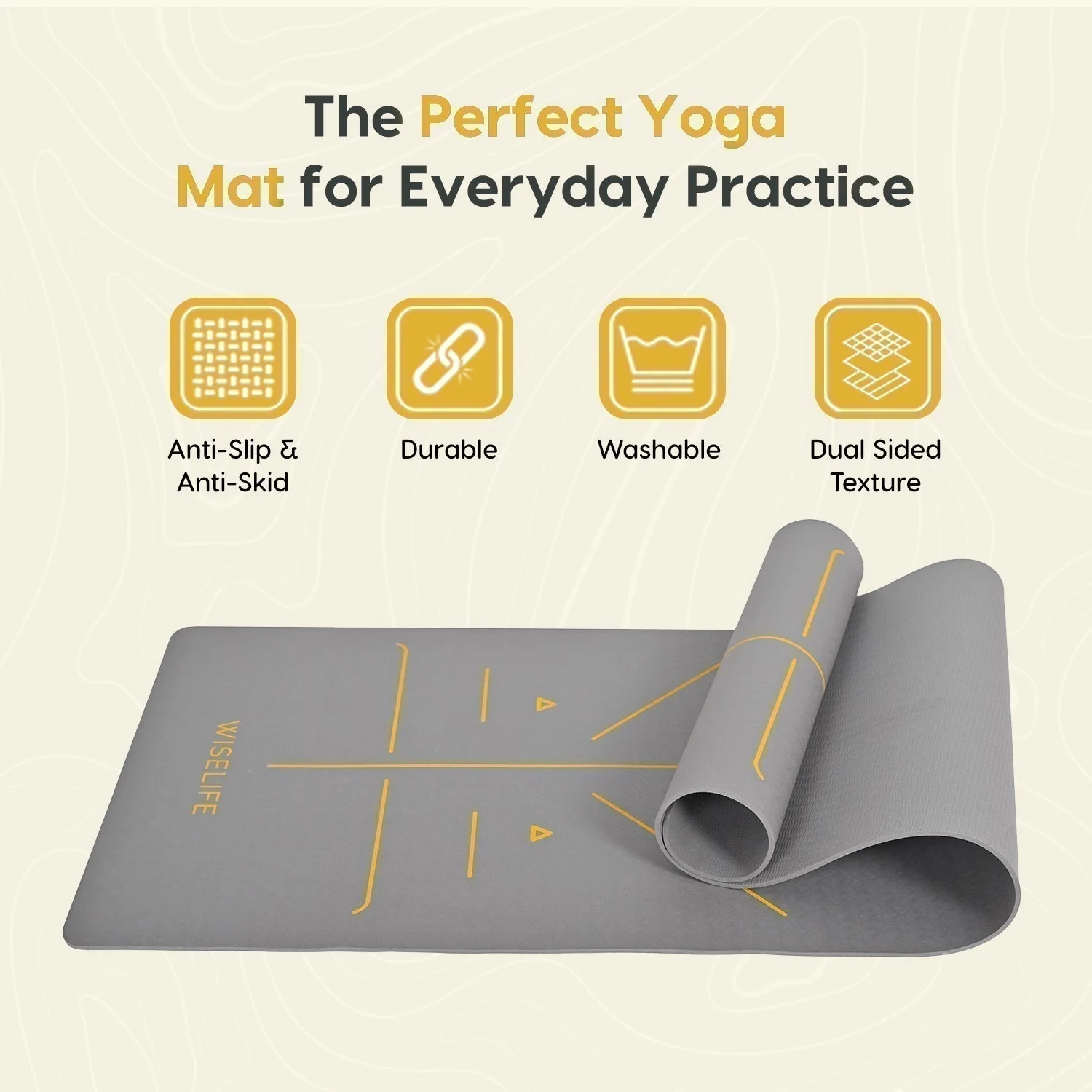 True Alignment Yoga Mat - 6mm - Image 51