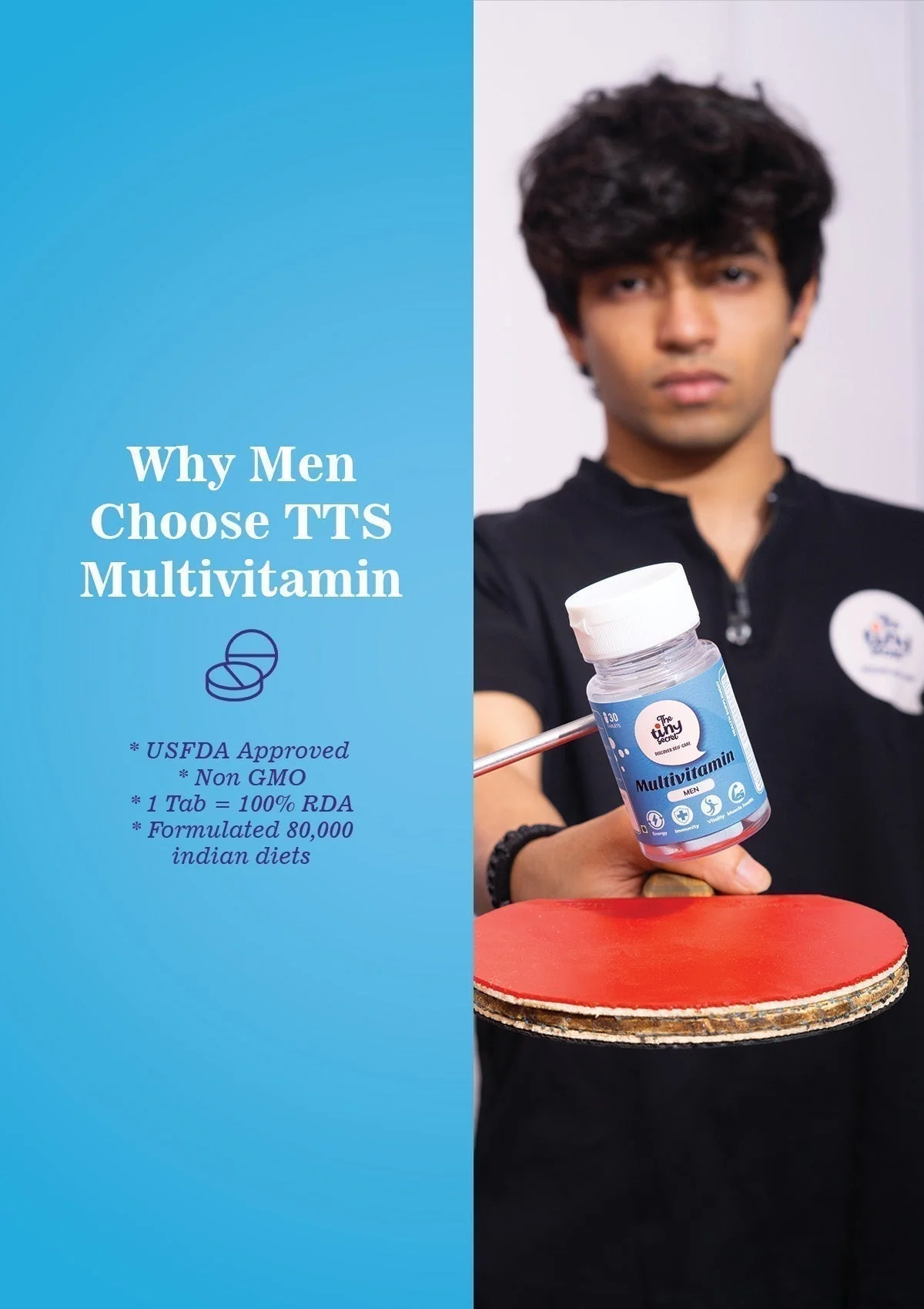 TTS Multivitamin for Men | 30 Tablets | Boosts Energy & Immunity - Image 3