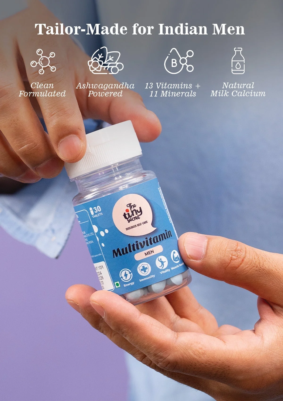 TTS Multivitamin for Men | 30 Tablets | Boosts Energy & Immunity - Image 4