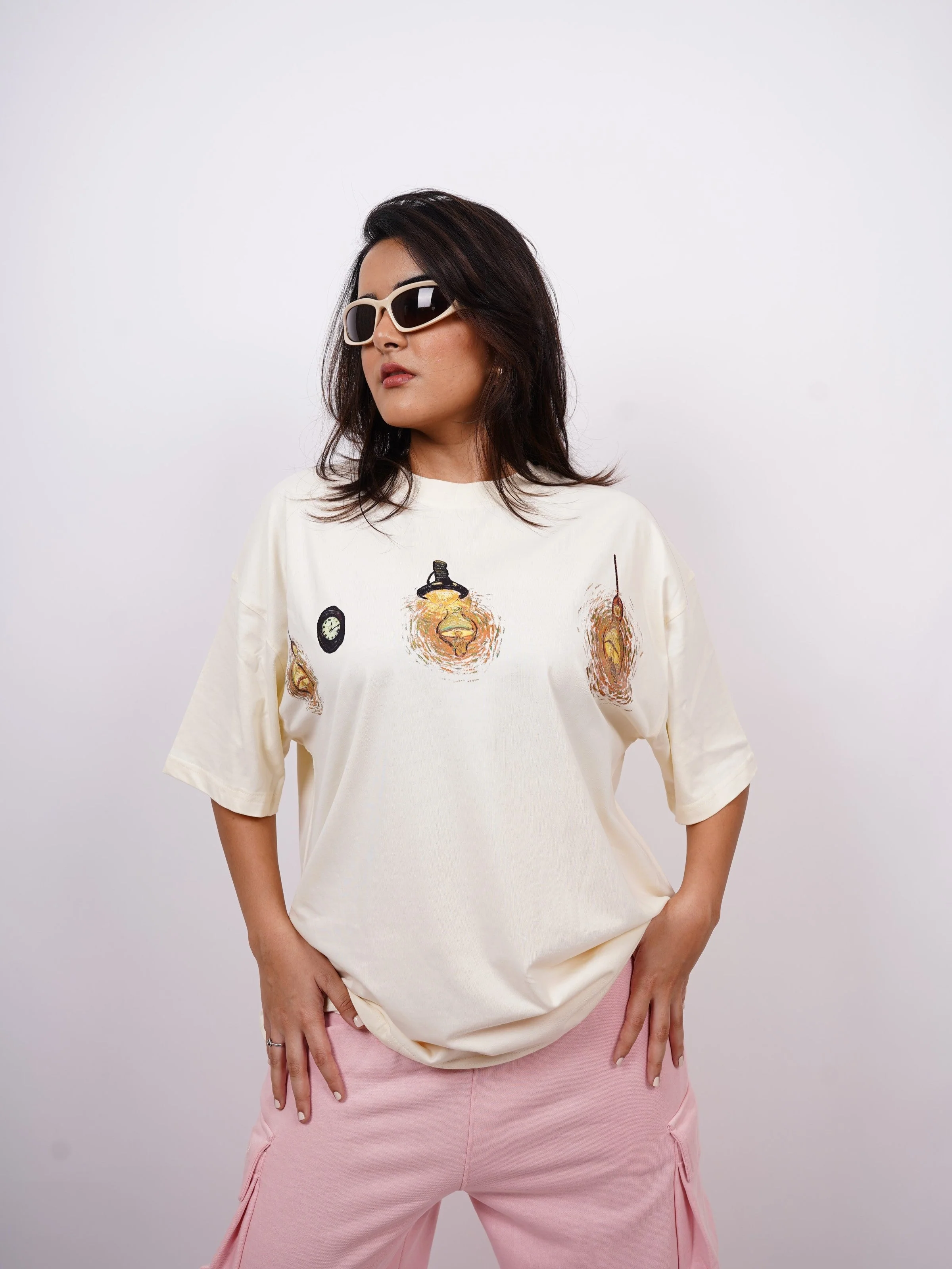 Van Gogh : Bedroom in Arles Drop Sleeved  Tee For Men and Women - Image 5
