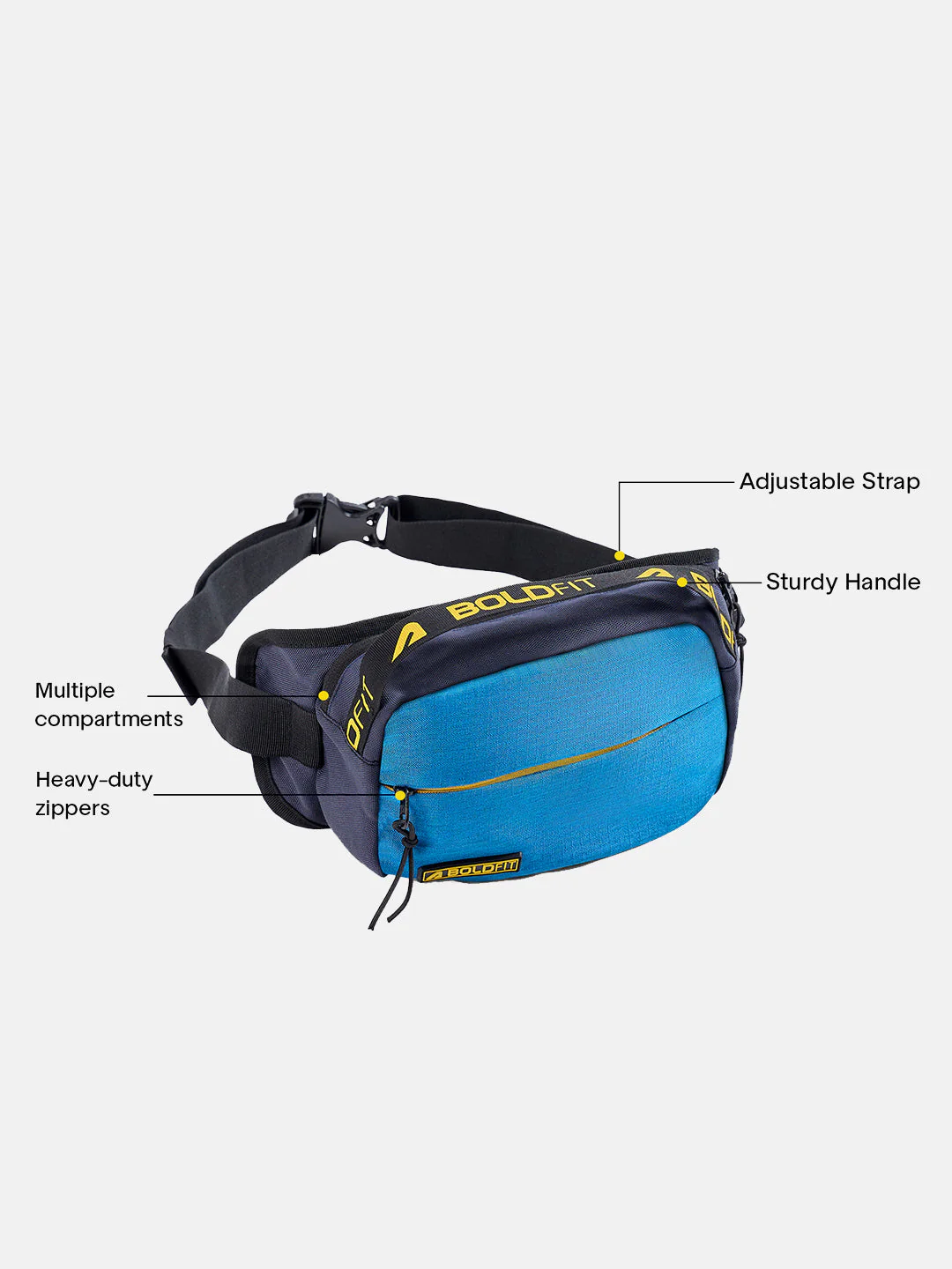 Waist Bag Blue - Slinger - Image 5