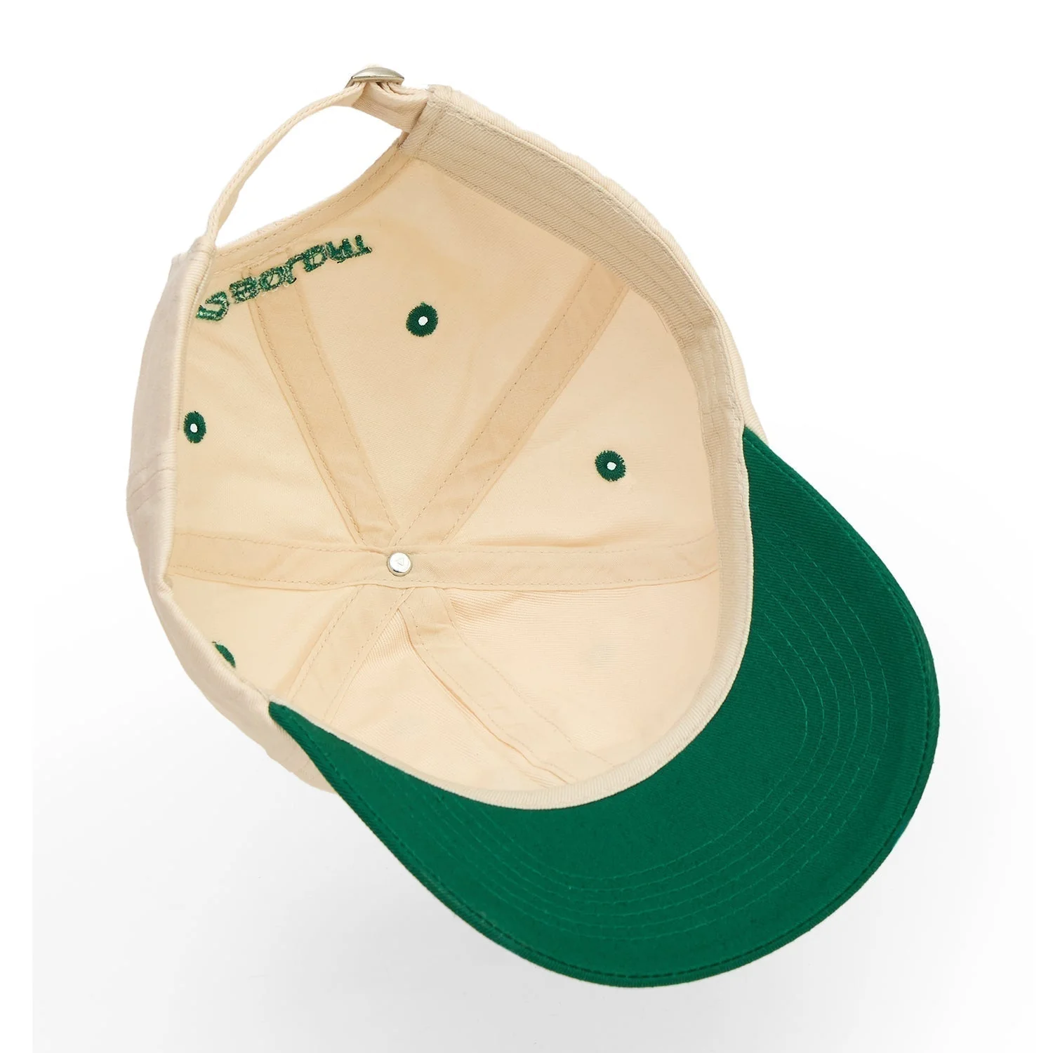 Washed Caps  White Green Gym Addict - Image 4