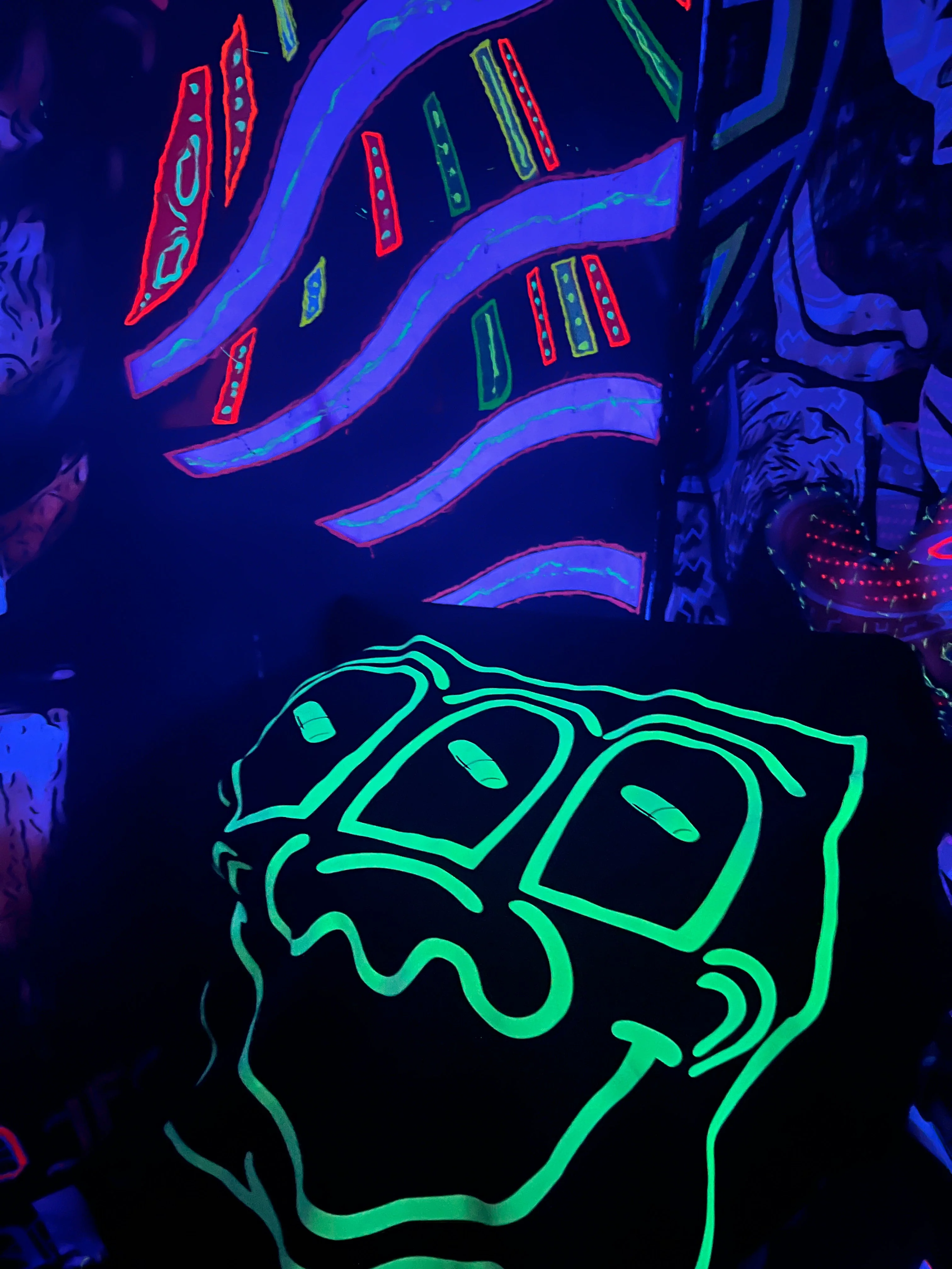We Are The People : Green Glow Drop:Sleeved Tee For Men and Women