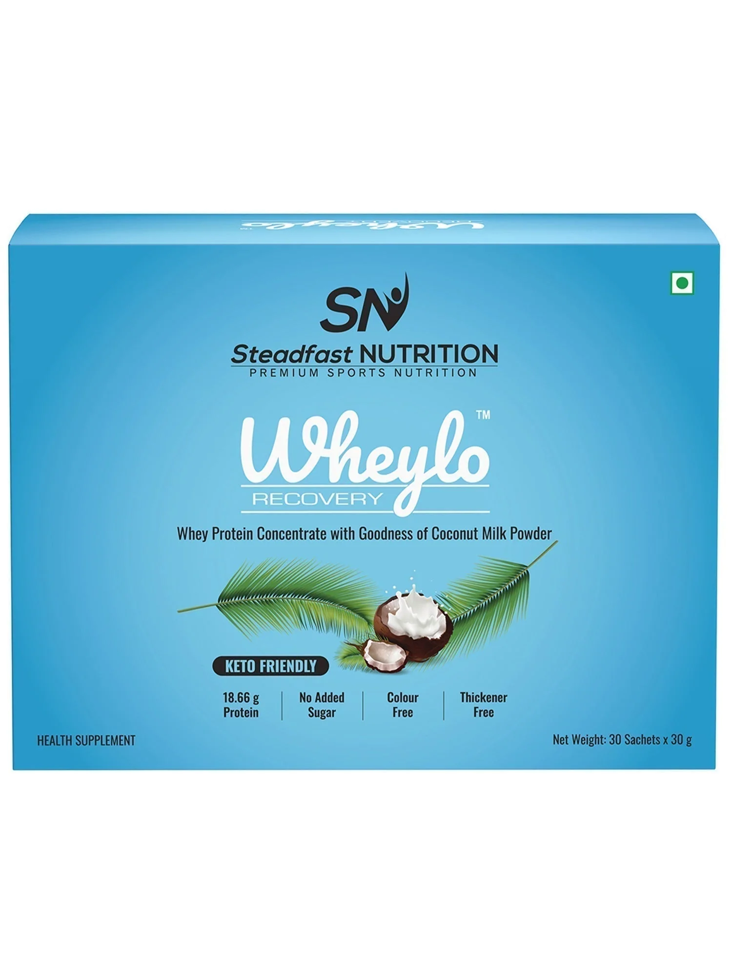 Wheylo Whey Protein Concentrate With Coconut Milk Powder 30 Sachets 900g - Image 3