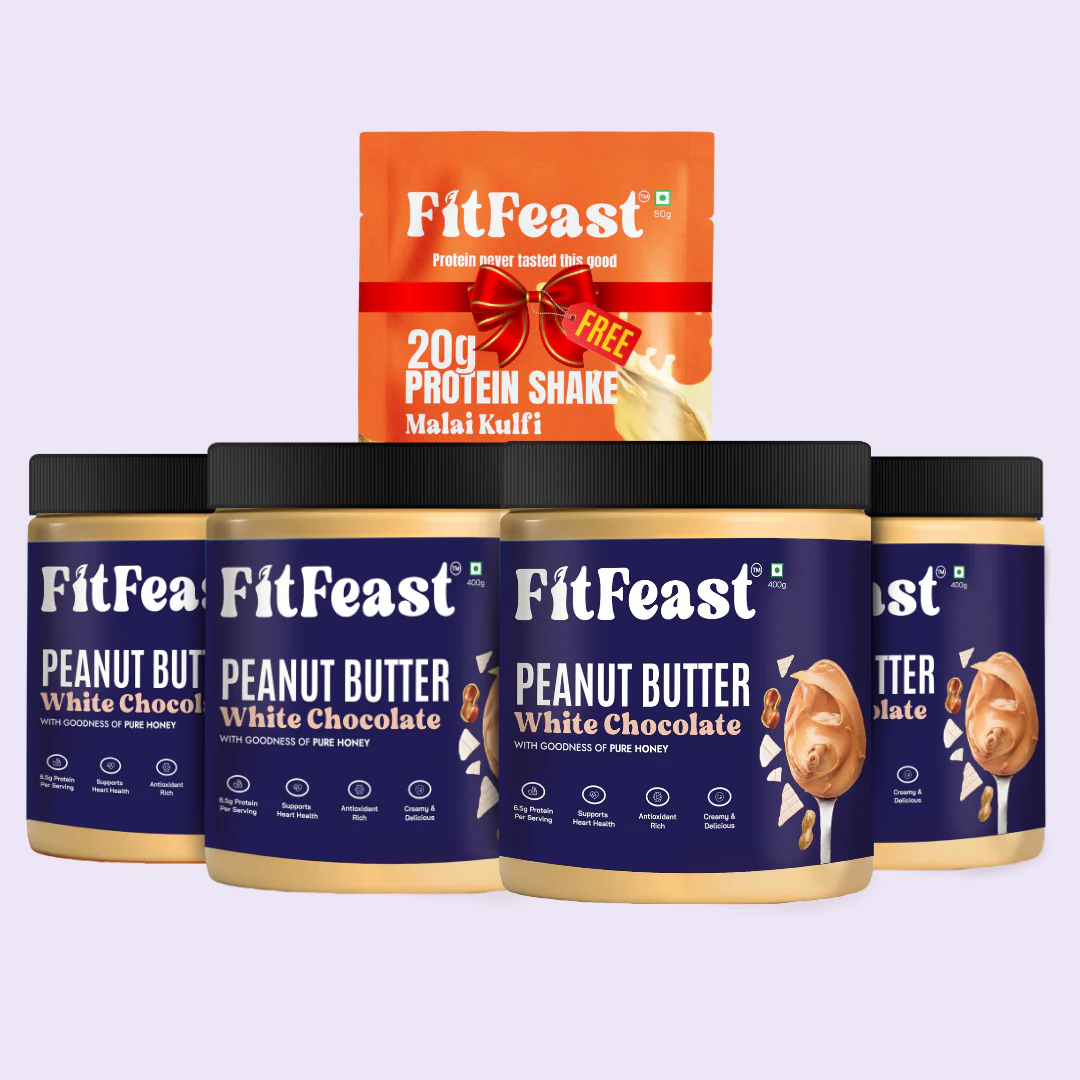 White Chocolate Lover’s Combo – 4x PB + Free Malai kulfi sachet