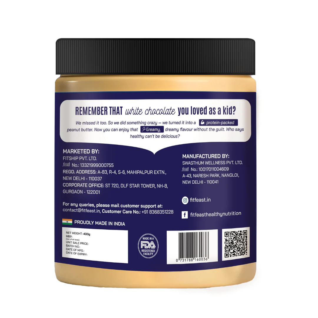 White Chocolate Peanut Butter 400g | As Seen on Shark Tank - Image 7