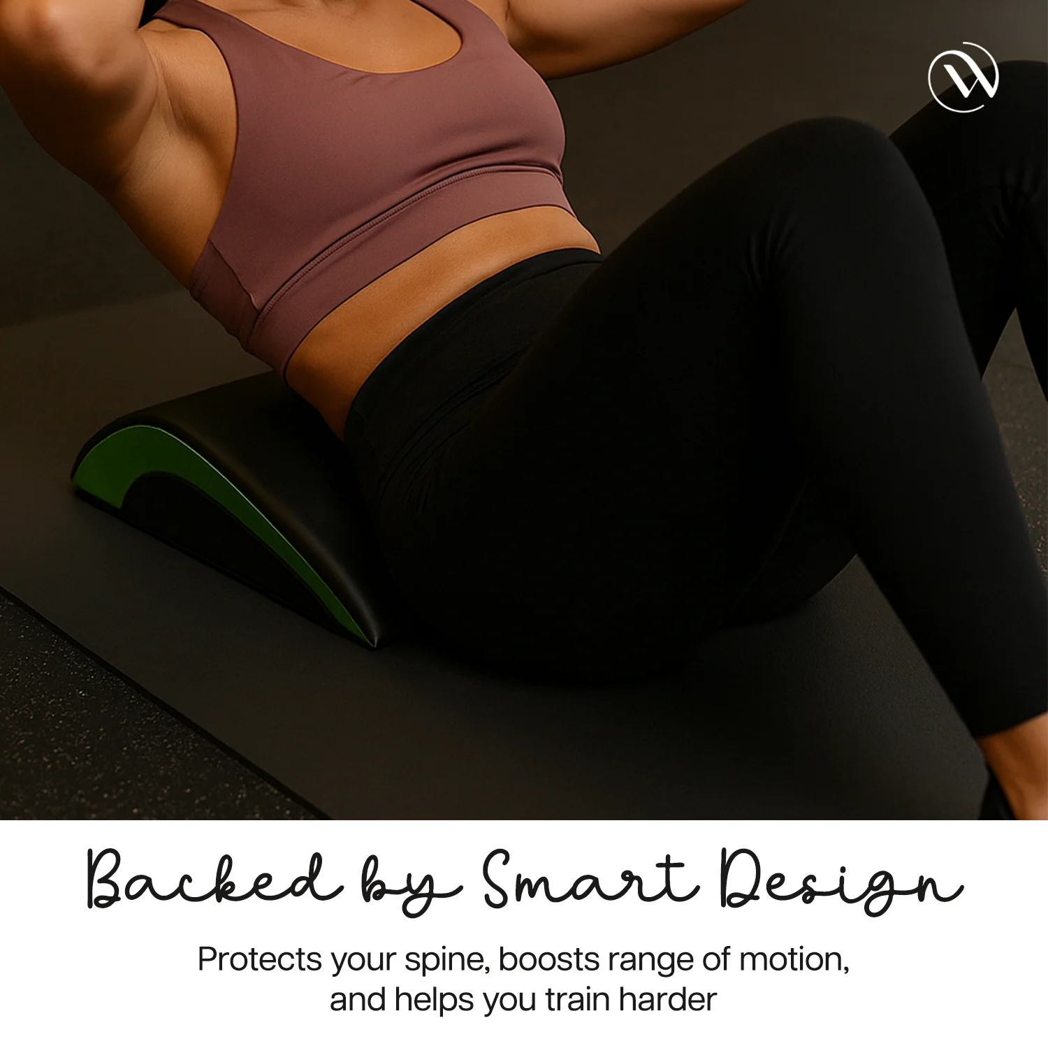 Wise Abdominal Mat | Black & Green - Image 5