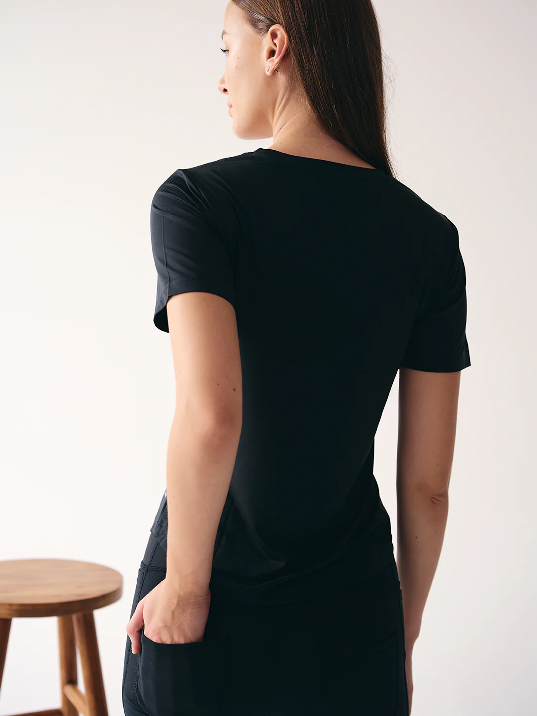 Wise Active Classic T-shirt (Black) - Image 3