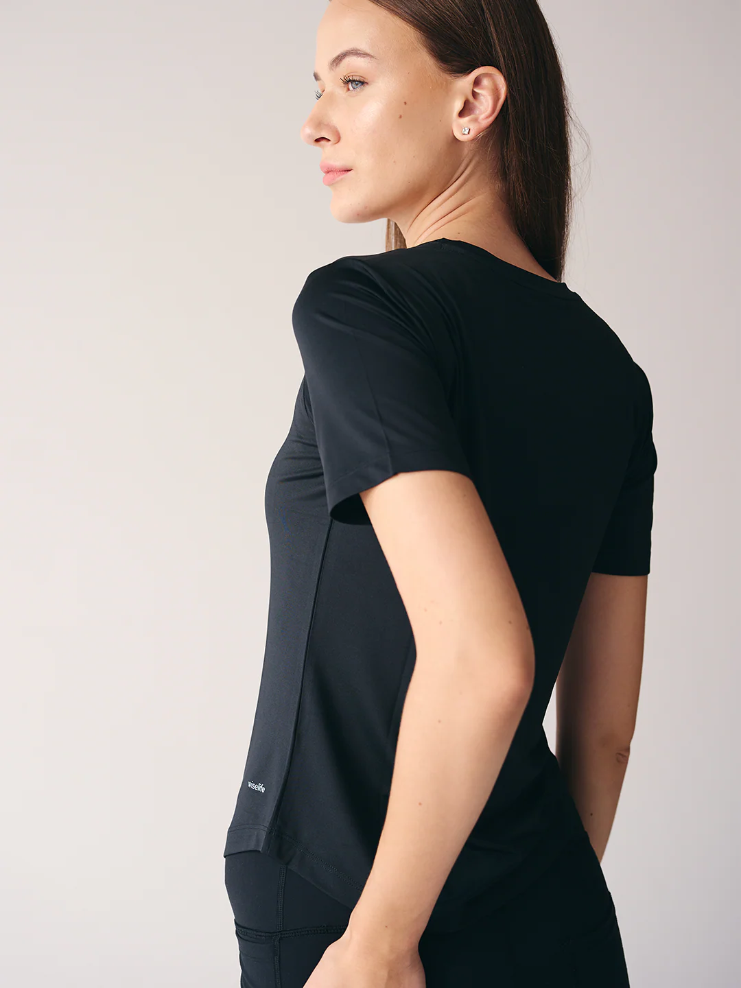 Wise Active Classic T-shirt (Black) - Image 5