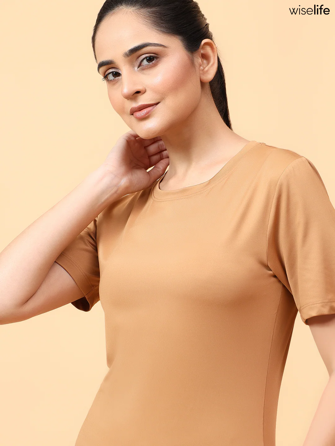 Wise Active Classic T-shirt (Brown) - Image 6