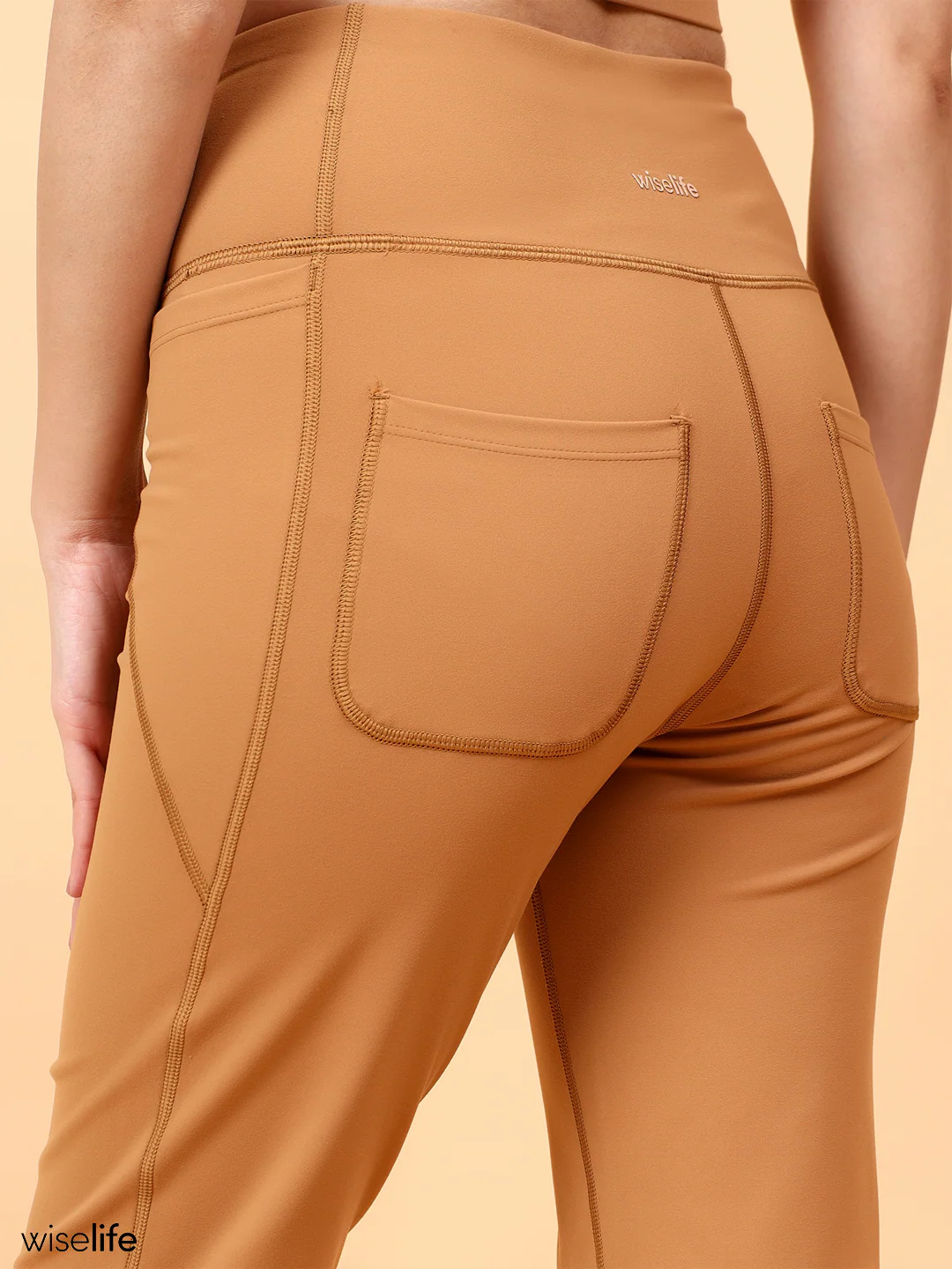 Wise Active Flare Pants (Brown) - Image 5