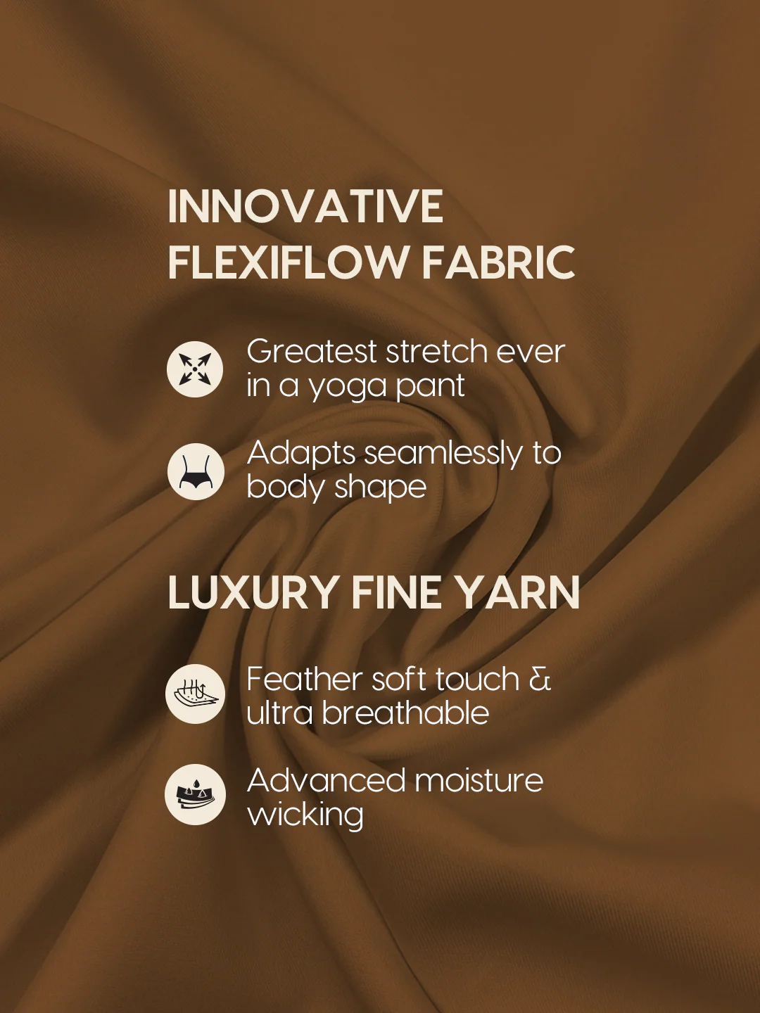Wise Active Flare Pants (Brown) - Image 6