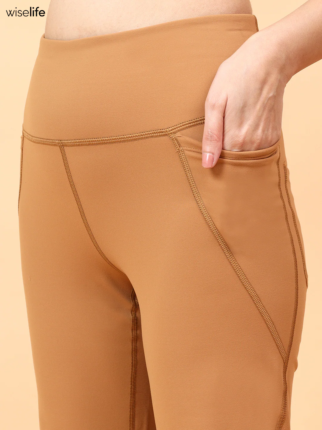 Wise Active Flare Pants (Brown) - Image 7
