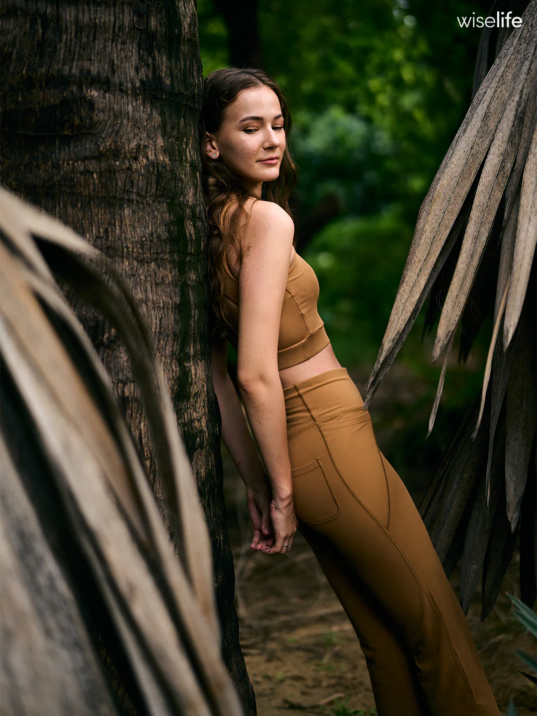 Wise Active Flare Pants (Brown) - Image 8