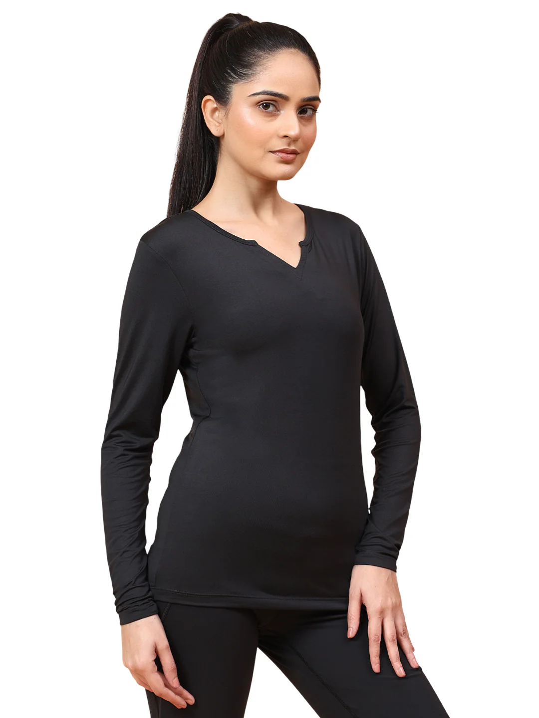 Wise Active Full Sleeves T-shirt (Black) - Image 8