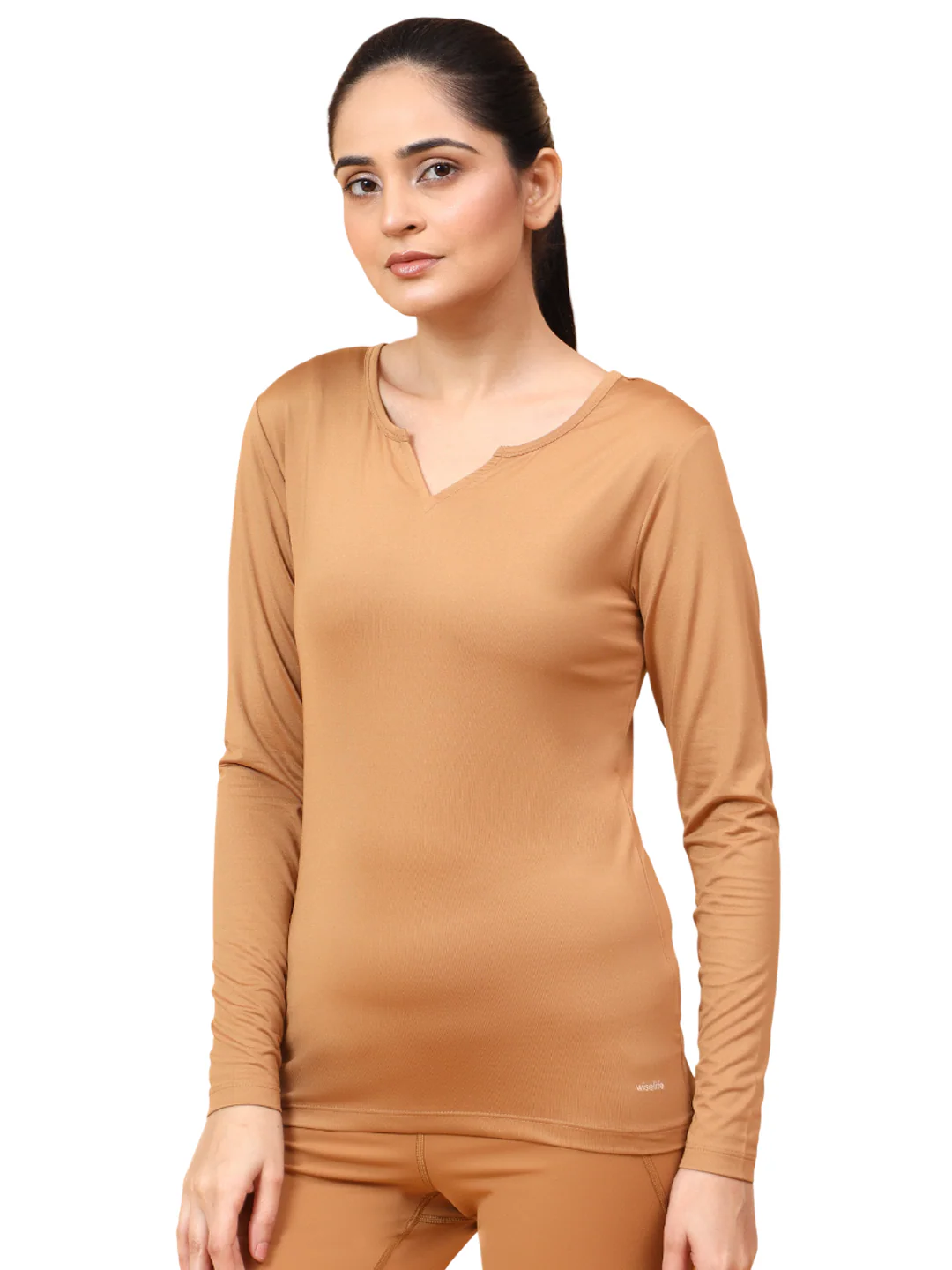 Wise Active Full Sleeves T-shirt (Brown) - Image 8