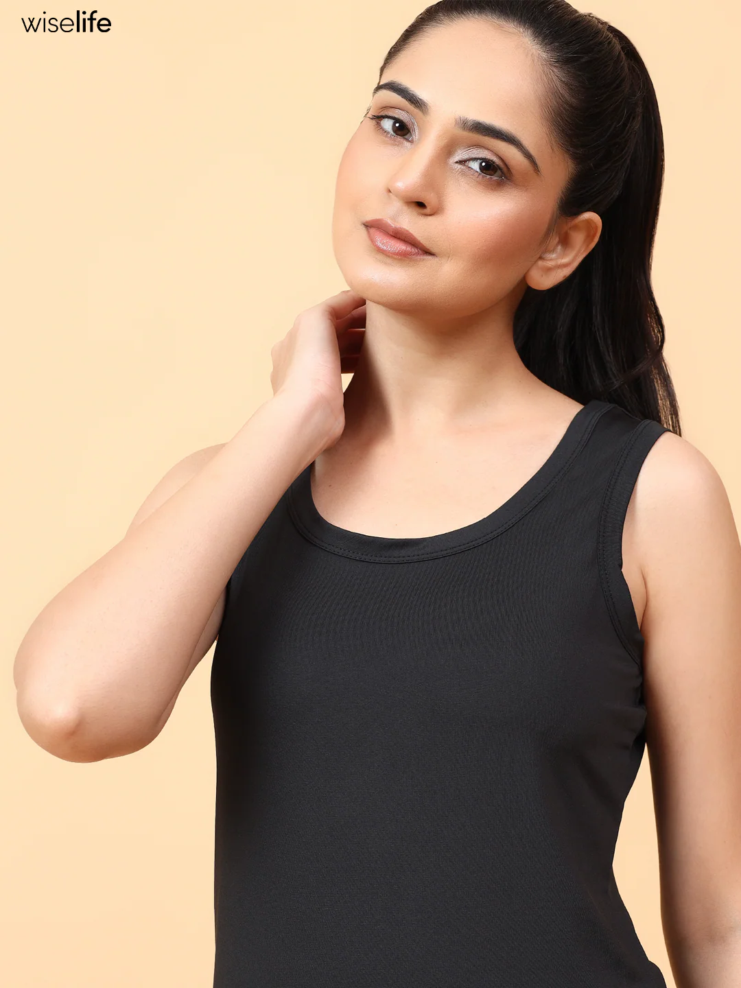 Wise Active Tank Top (Black) - Image 6