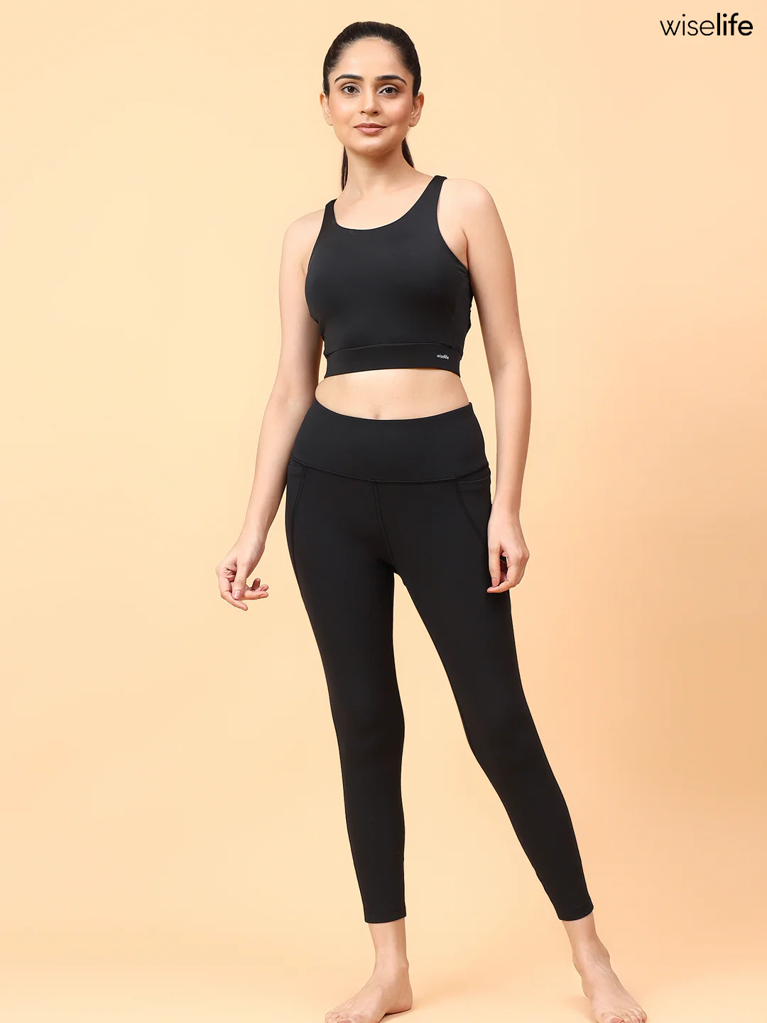 Wise Active Wings Bra (Black) - Image 3