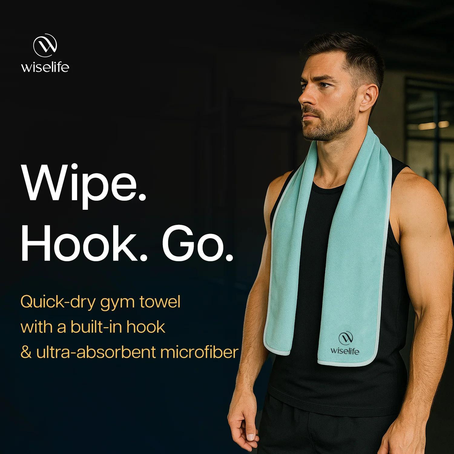 Wise Gym Towel - Image 4