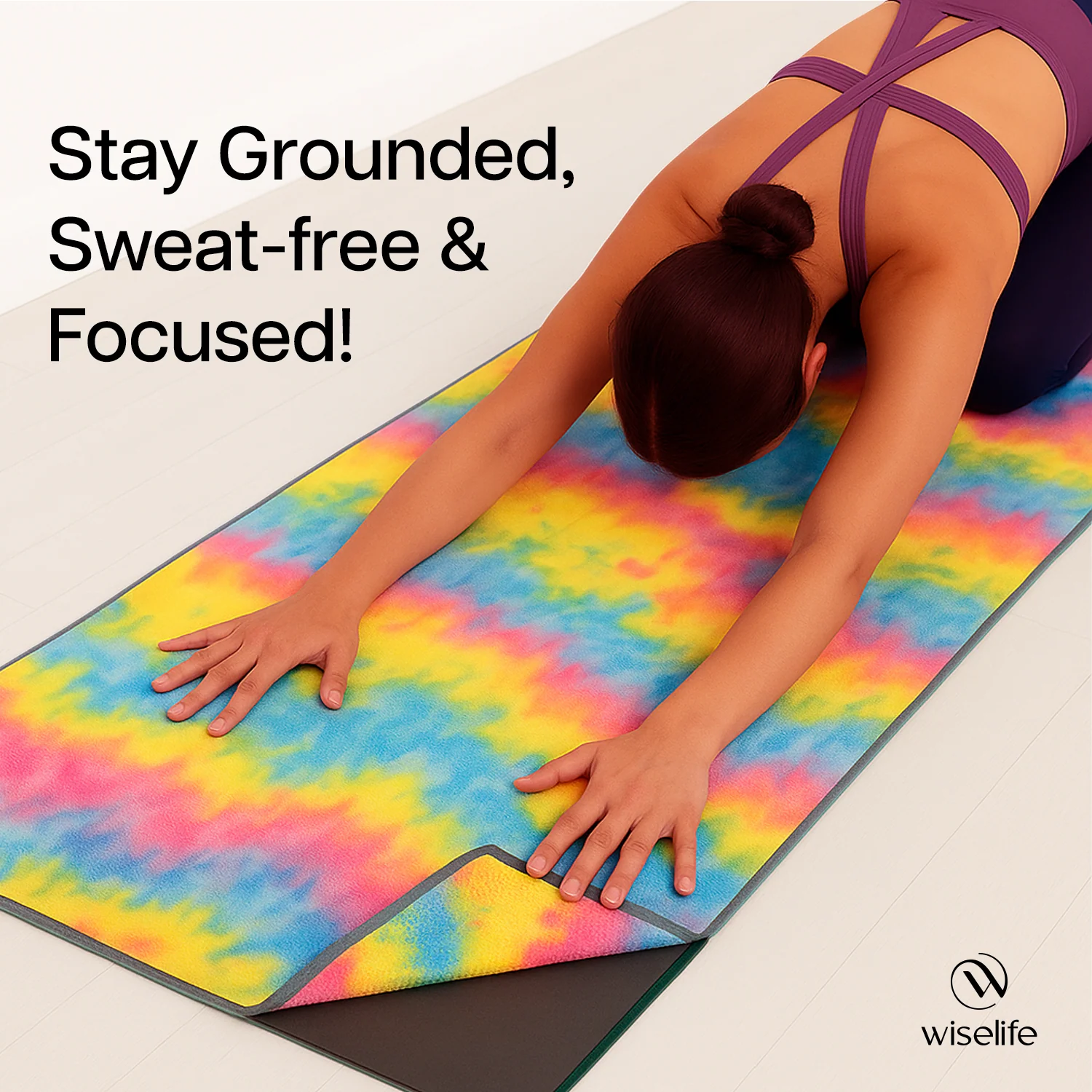 Wise Yoga Mat Towel - Image 12