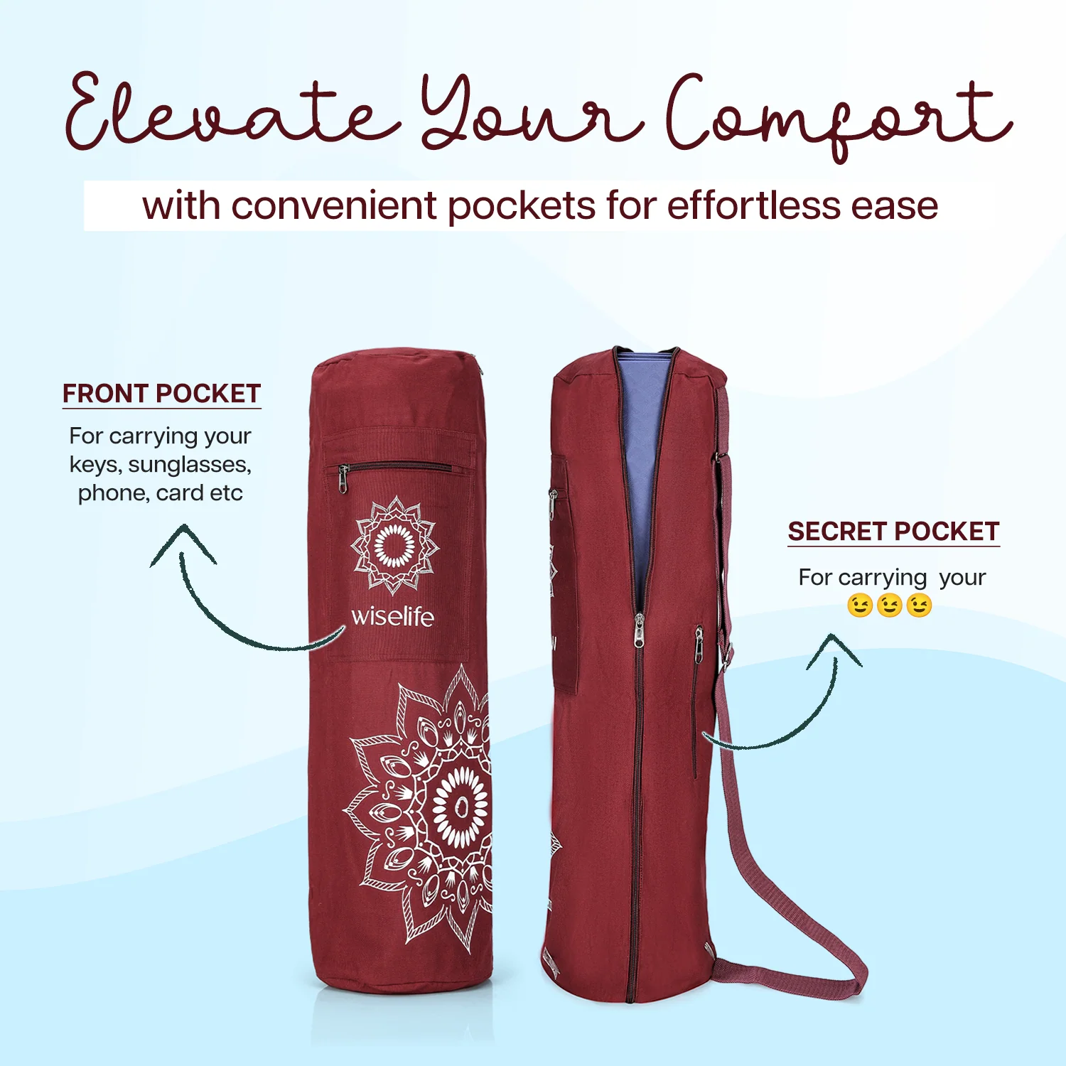 Yoga Mat Bag (Up to 8mm Mat) - Image 23