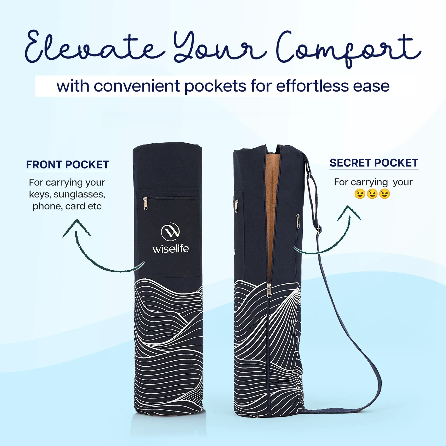 Yoga Mat Bag (Up to 8mm Mat) - Image 40