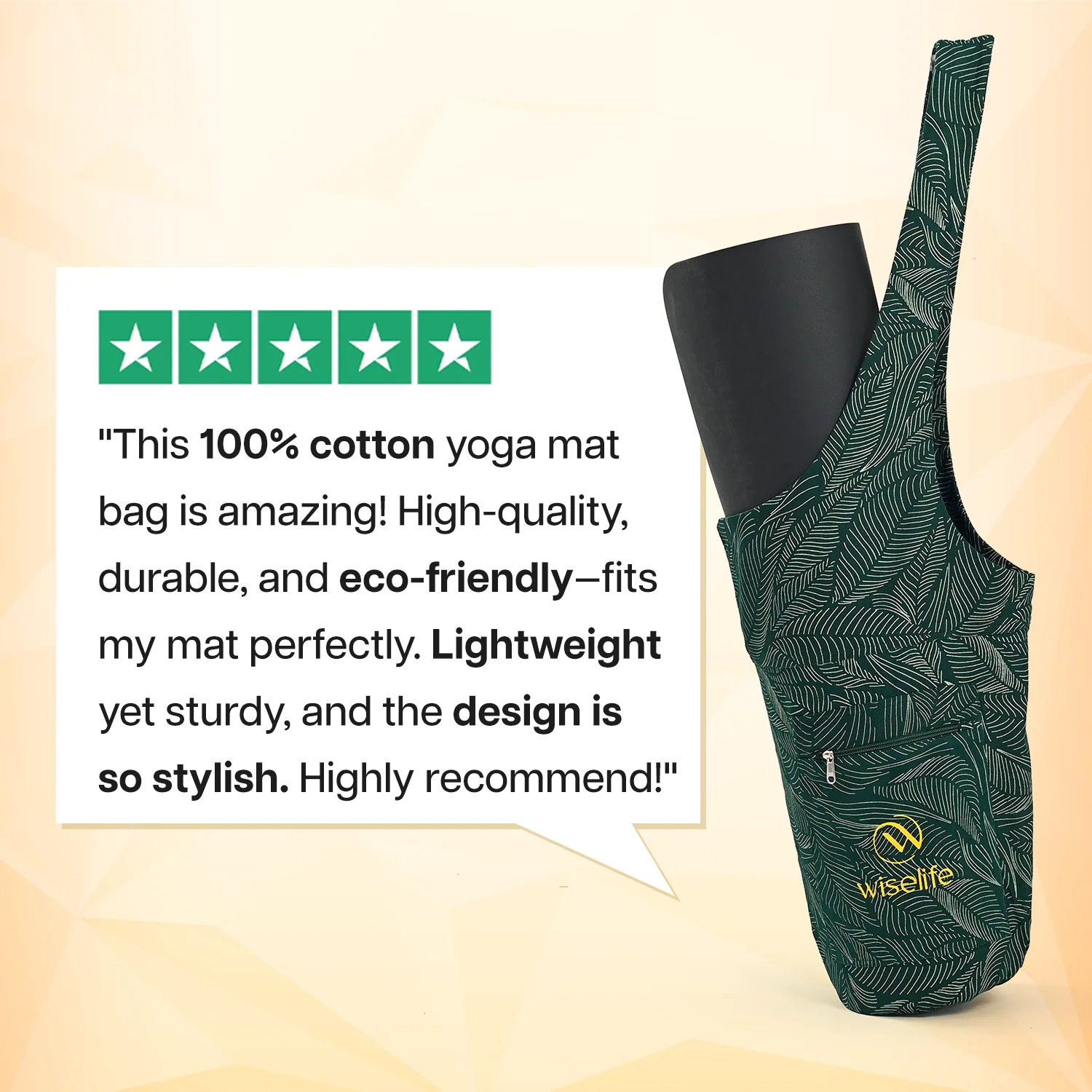 Yoga Mat Tote Bag (Up to 8mm Mat) - Image 7