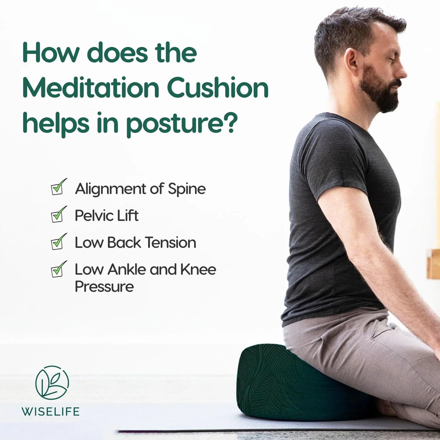 Yoga Meditation Cushion - Image 3