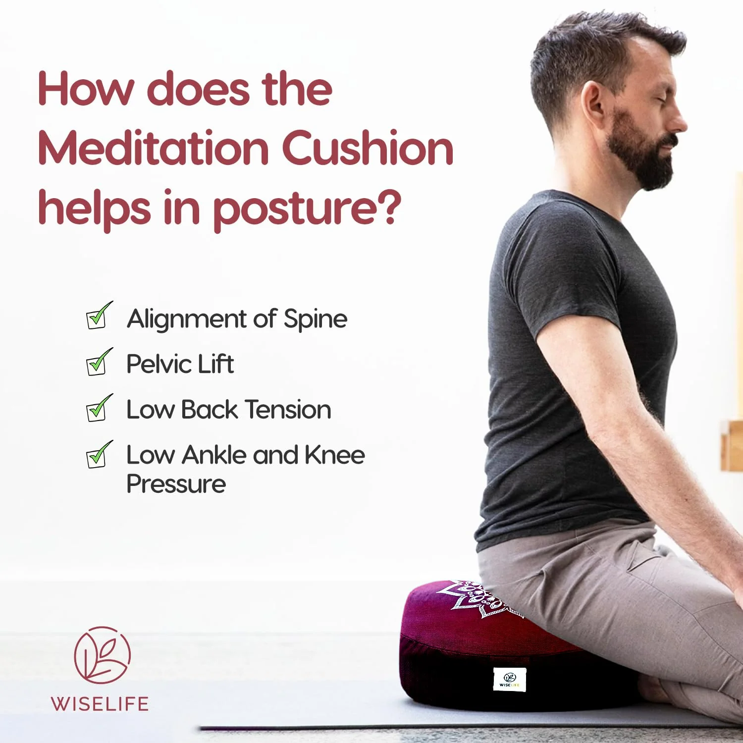 Yoga Meditation Cushion - Image 9