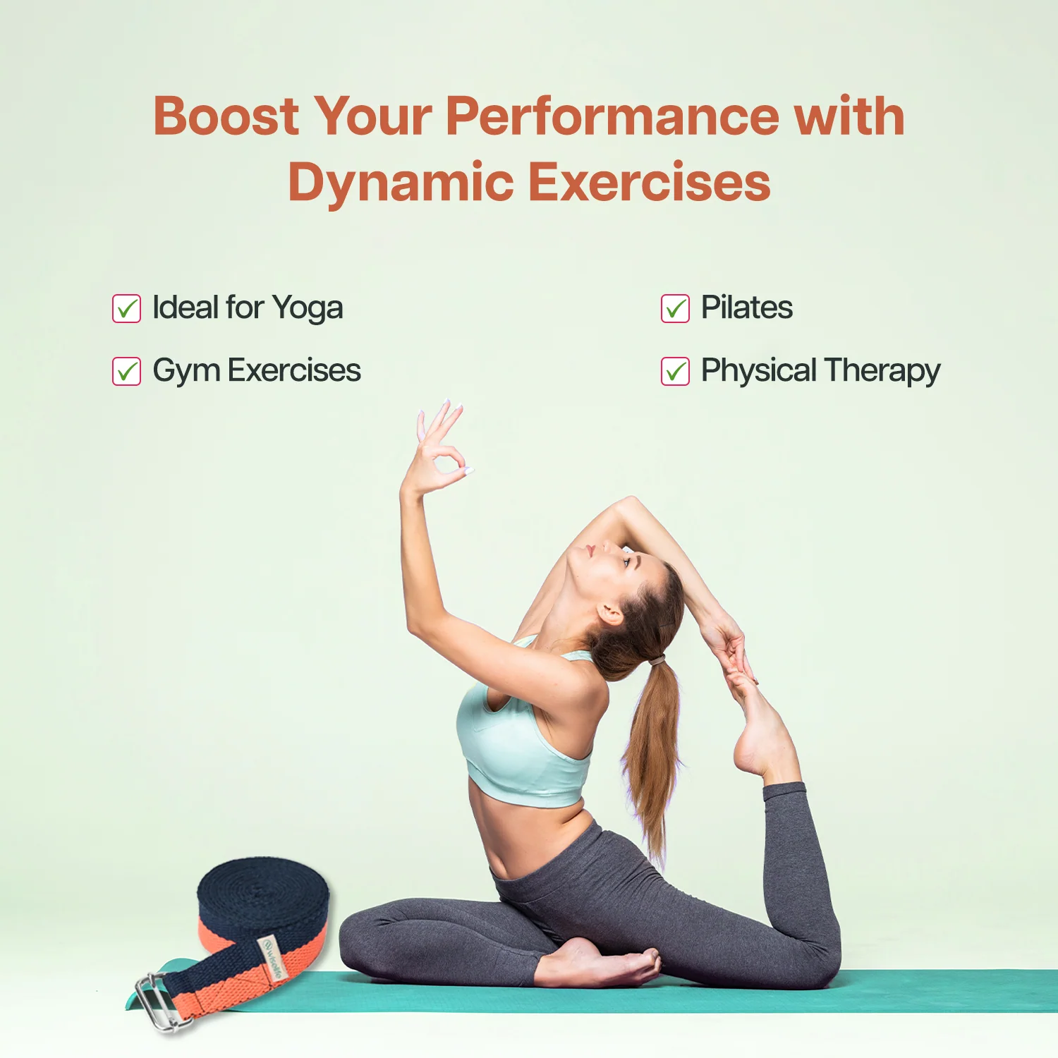 Yoga Pro Stretch Belt - Image 13