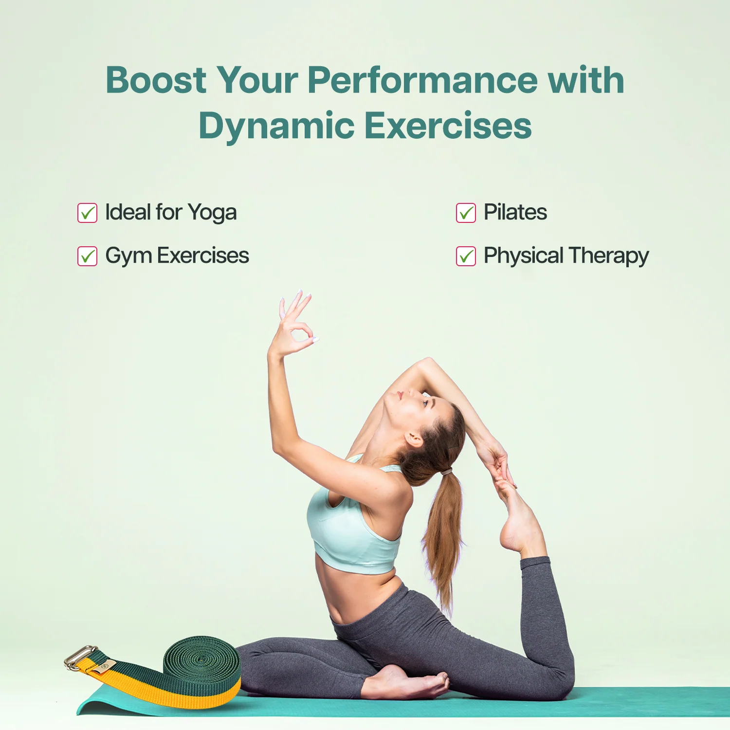 Yoga Pro Stretch Belt - Image 22