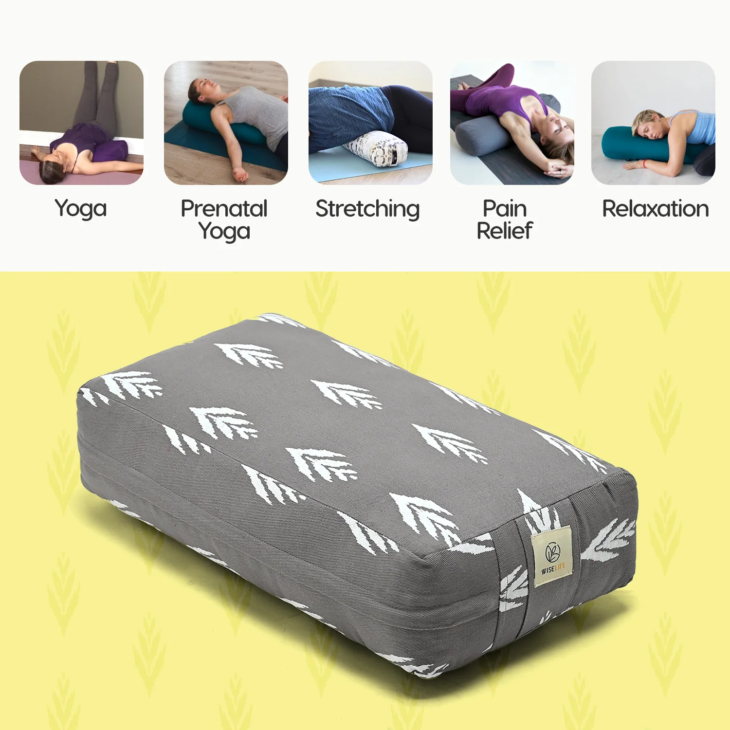 Yoga Rectangle Bolster - Image 11