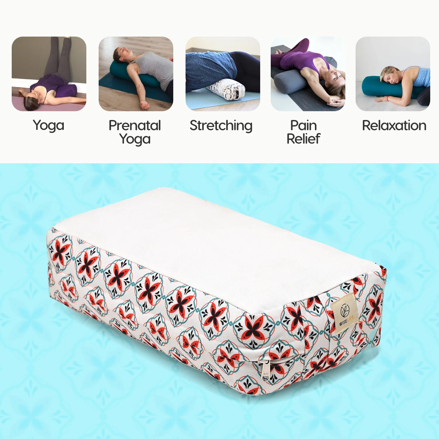 Yoga Rectangle Bolster - Image 14