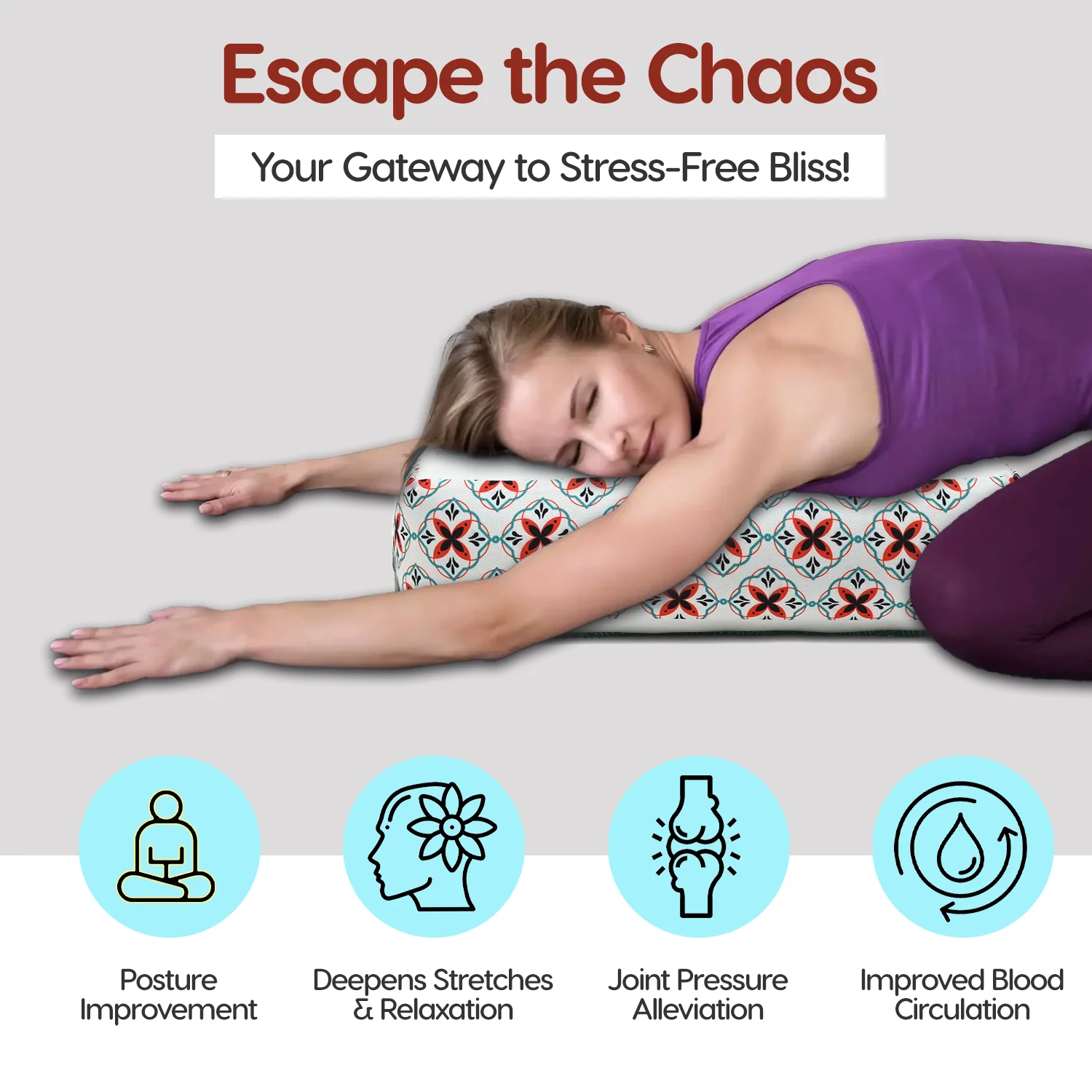 Yoga Rectangle Bolster - Image 15