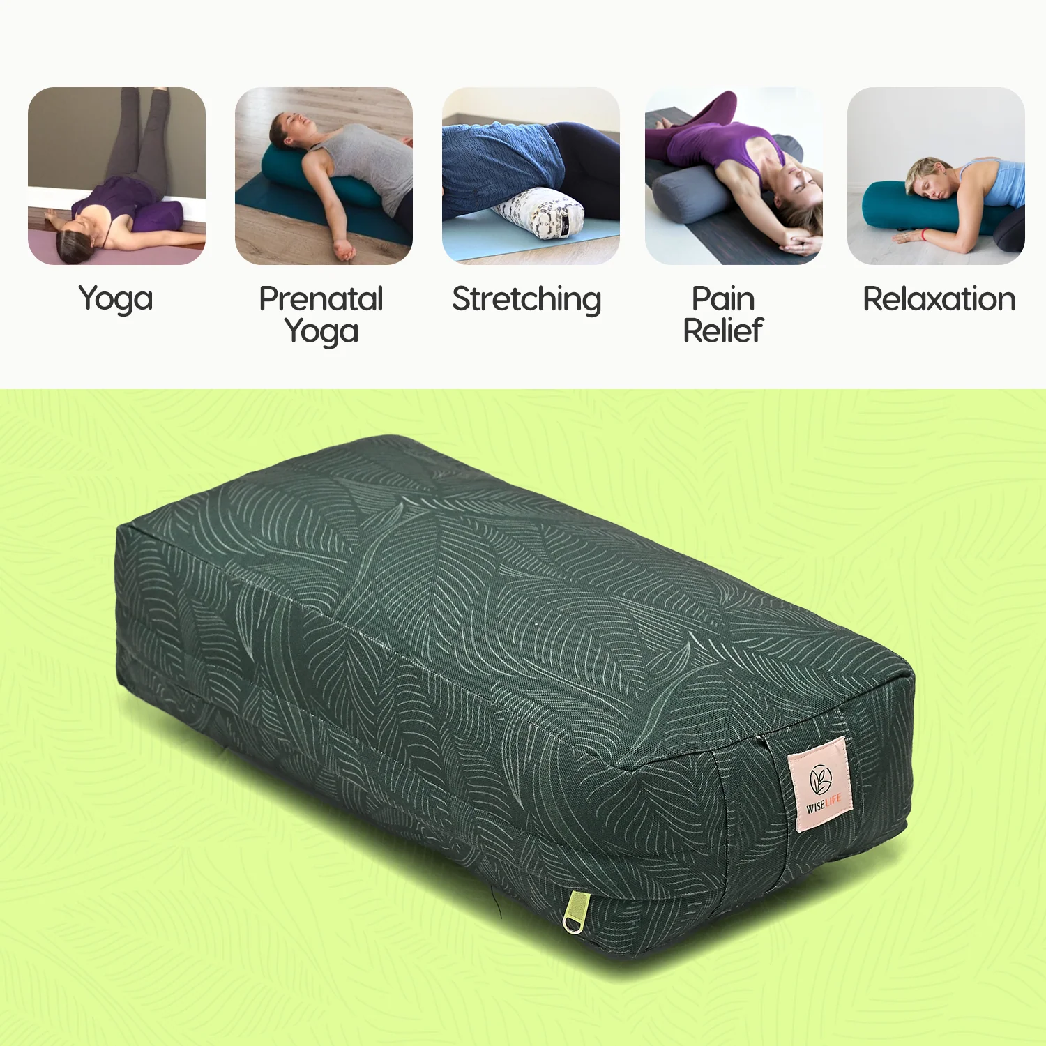 Yoga Rectangle Bolster - Image 5