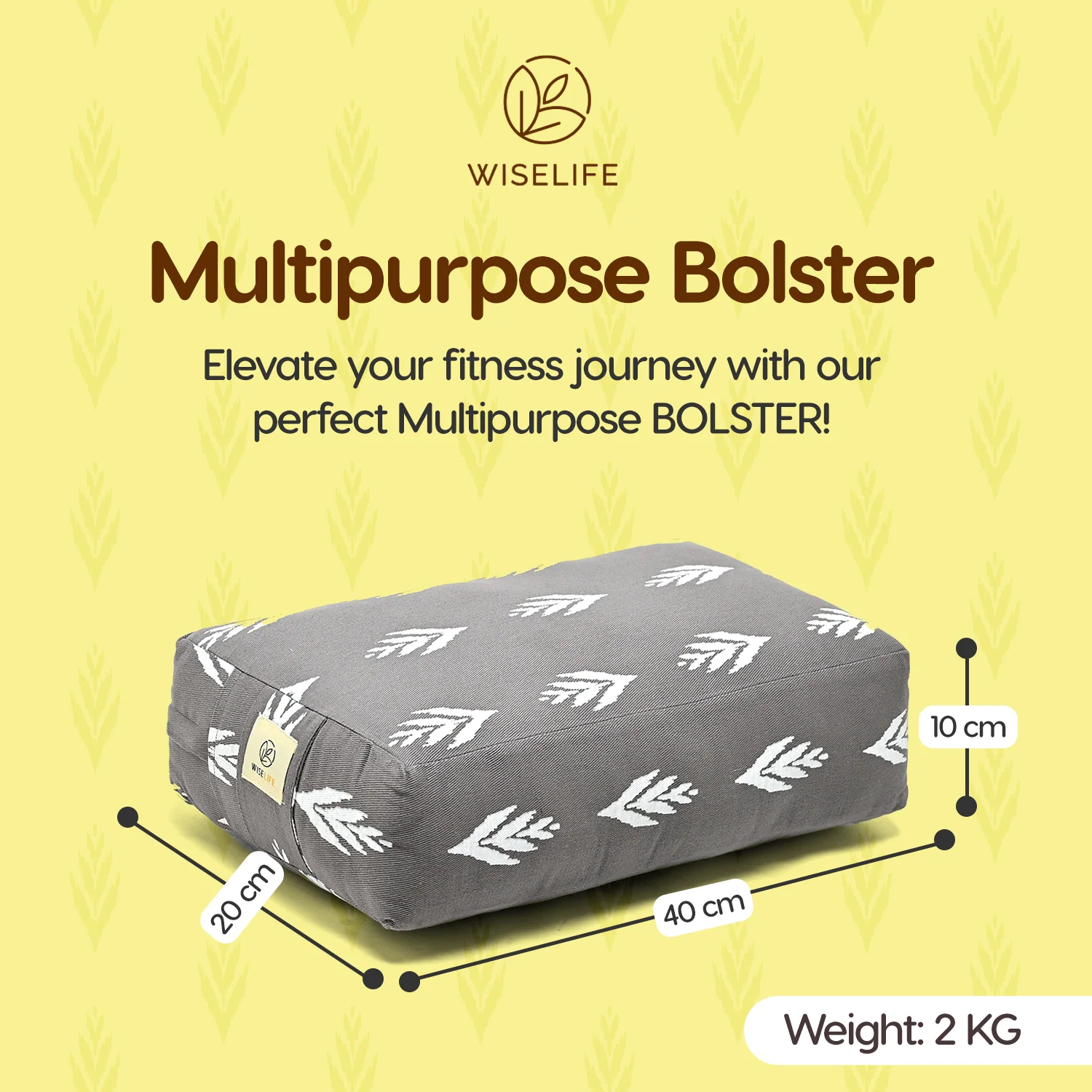 Yoga Rectangle Bolster - Image 7