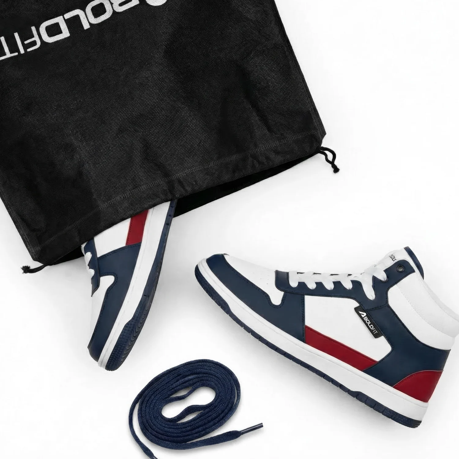 ZEON-X-MIDS NAVY RED MEN'S SNEAKER - Image 10